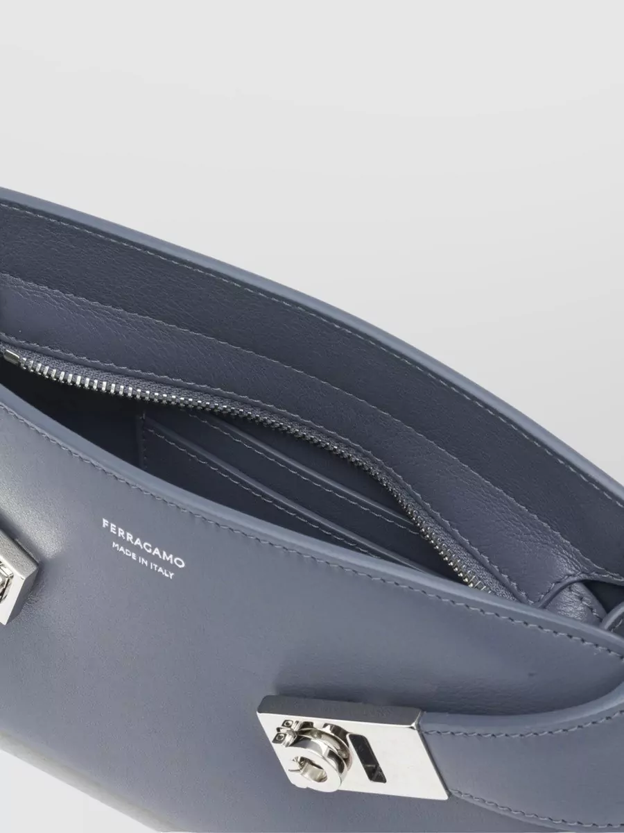 Ferragamo Hug Small Leather Shoulder Bag