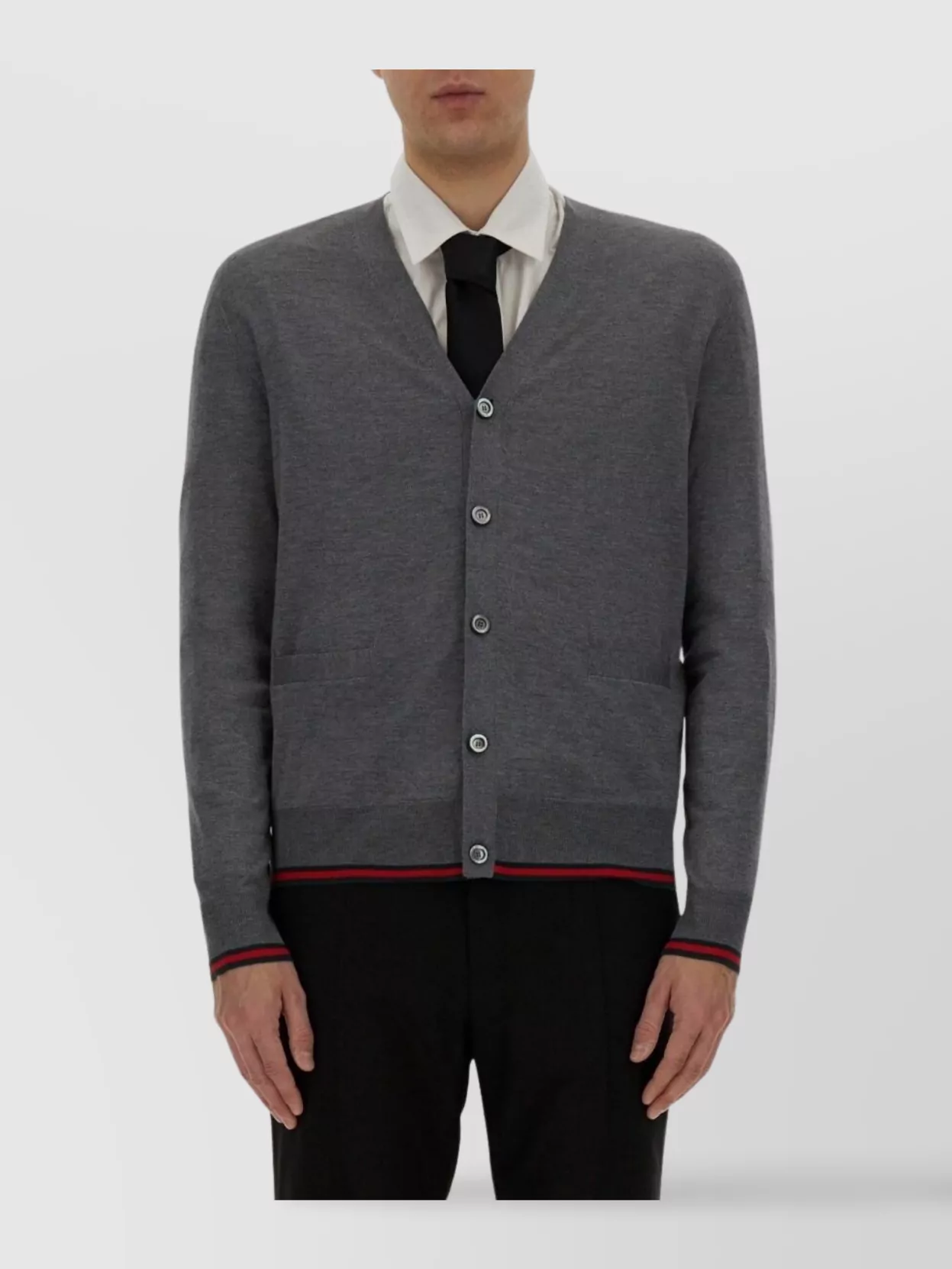 Gucci Patterned Knit Cardigan Pockets