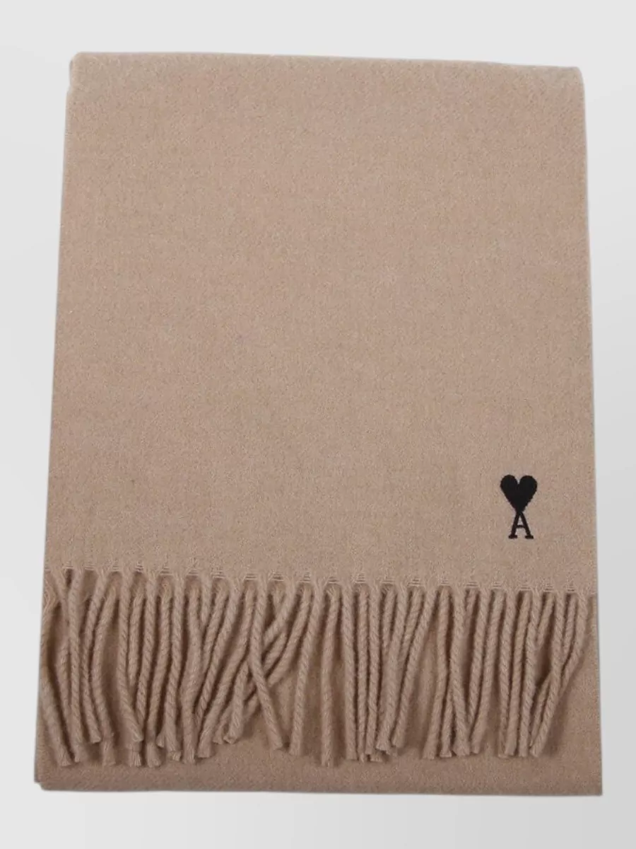 Ami Alexandre Mattiussi Wool Scarf