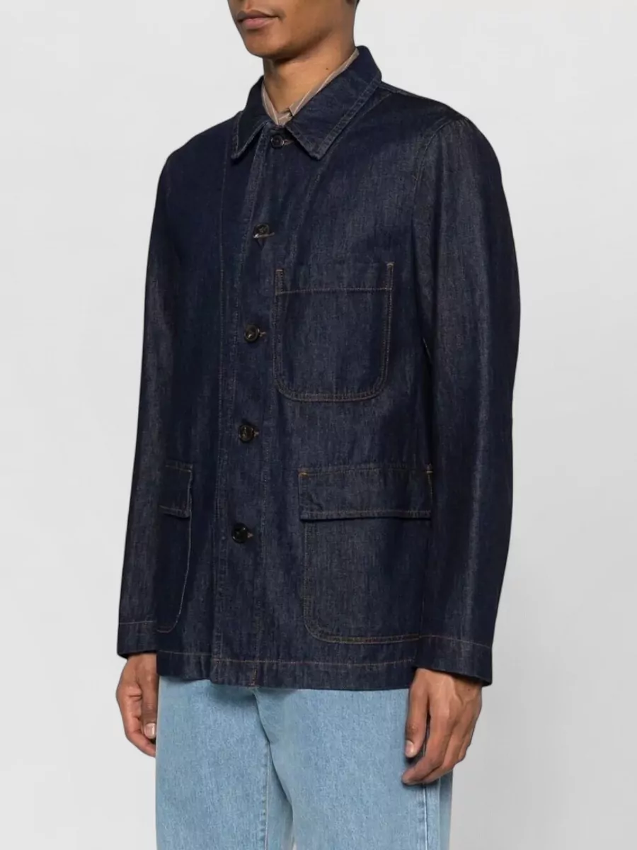 Dries Van Noten Denim Shirt Jacket