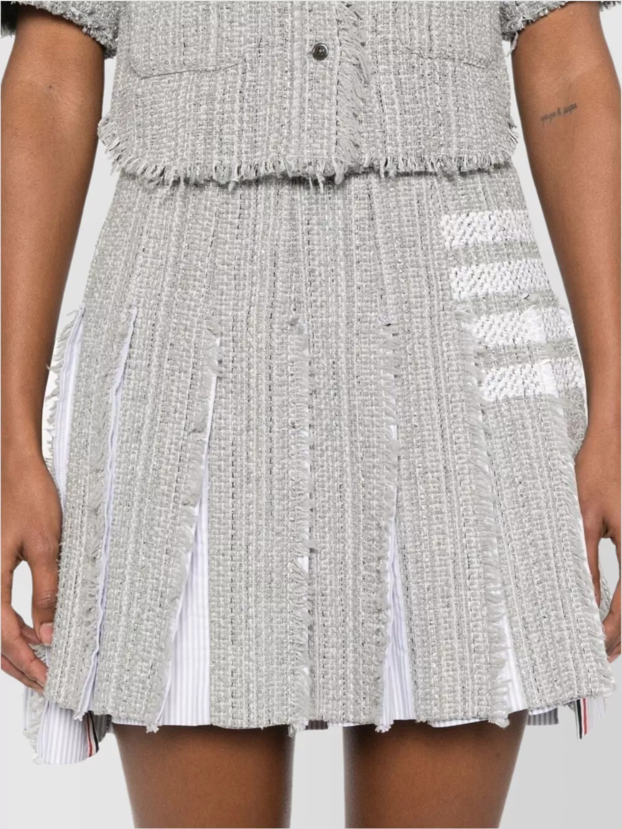 Thom Browne Knee Length And Midi Skirts With Belt Loops