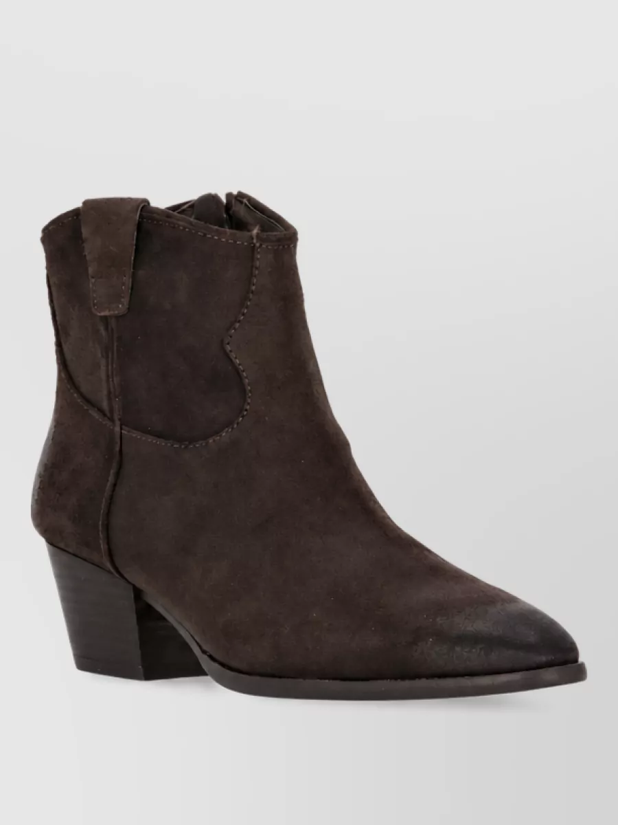 Ash Leather Ankle Boots