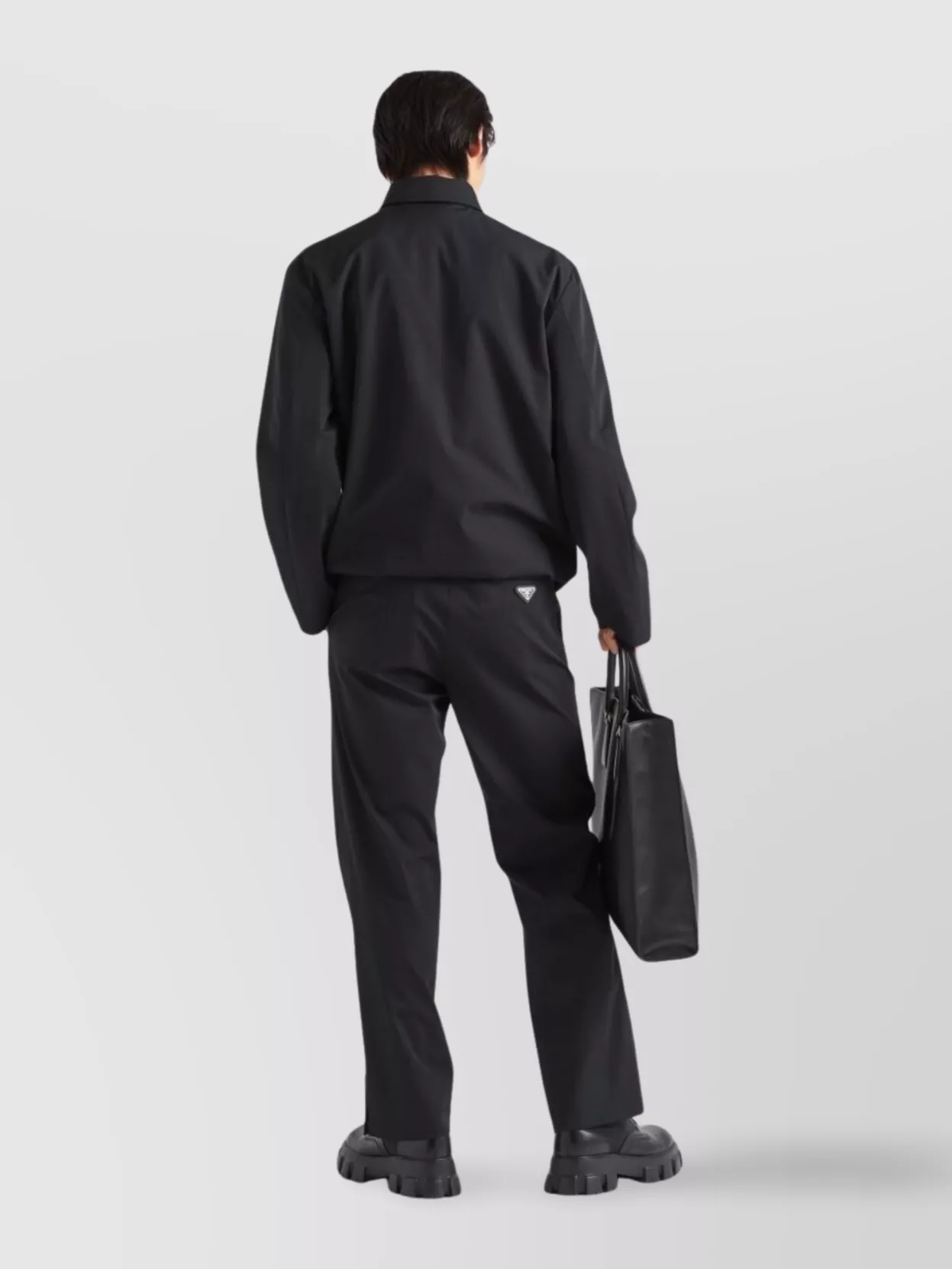 Prada Stretch Trousers With Elastic Waistband And Pockets