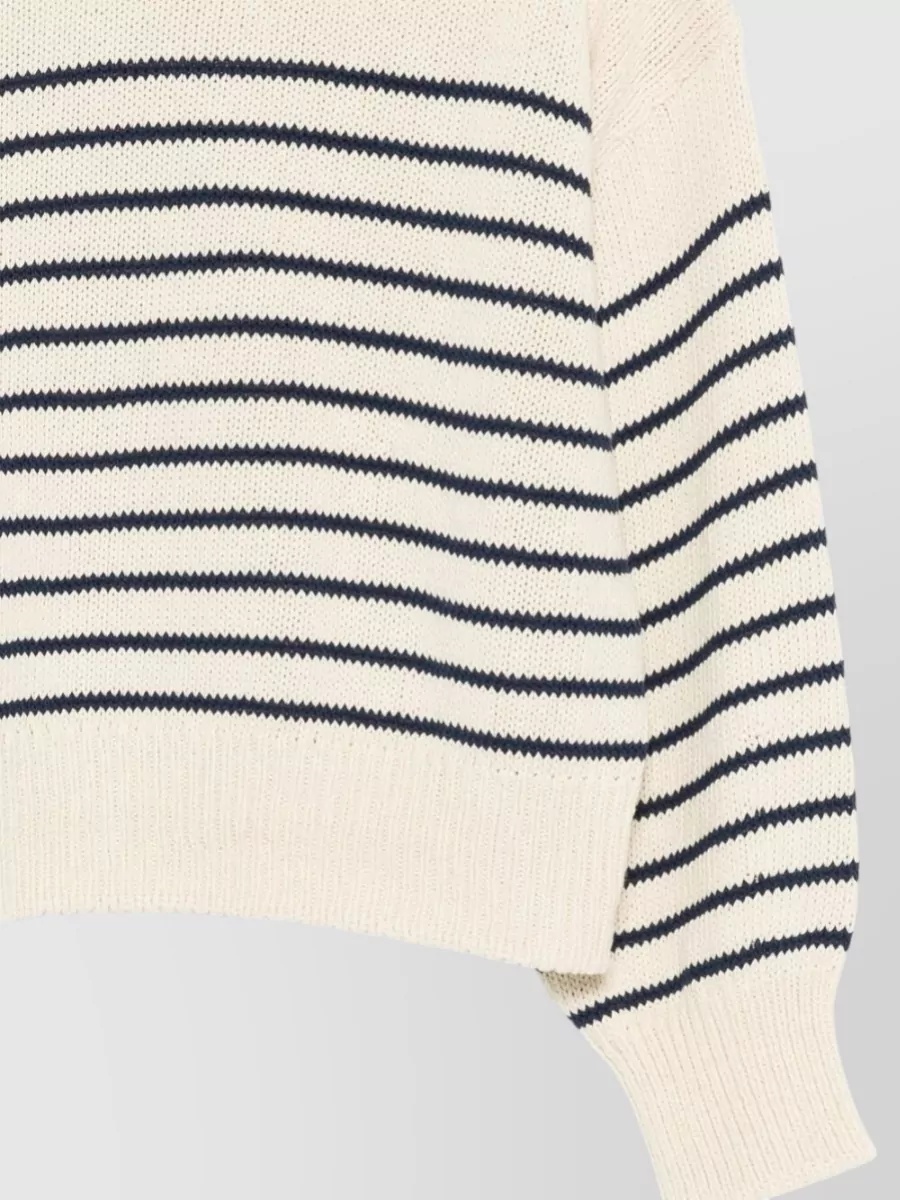 Alysi Striped Crewneck Jumper