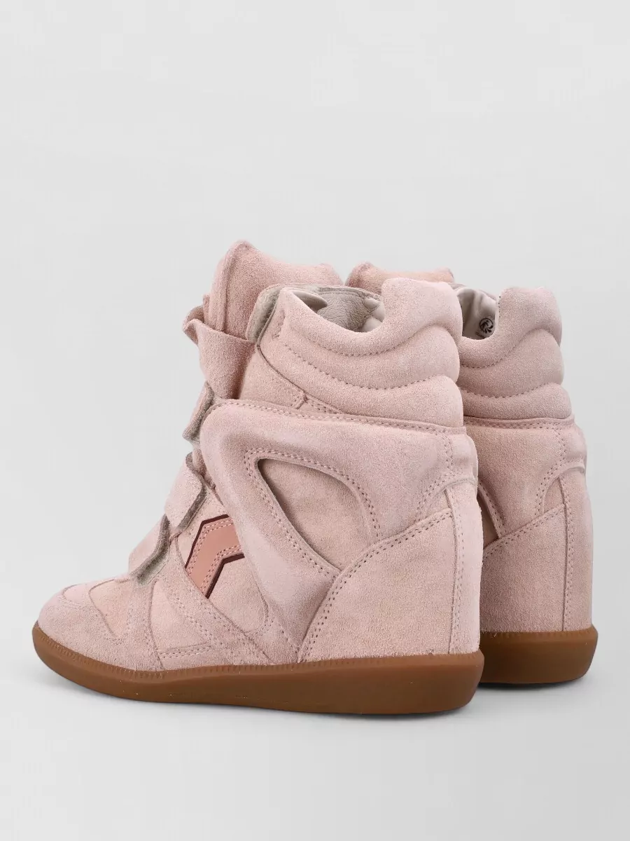 Isabel Marant Bekett High Top Suede Sneakers Rubber Sole