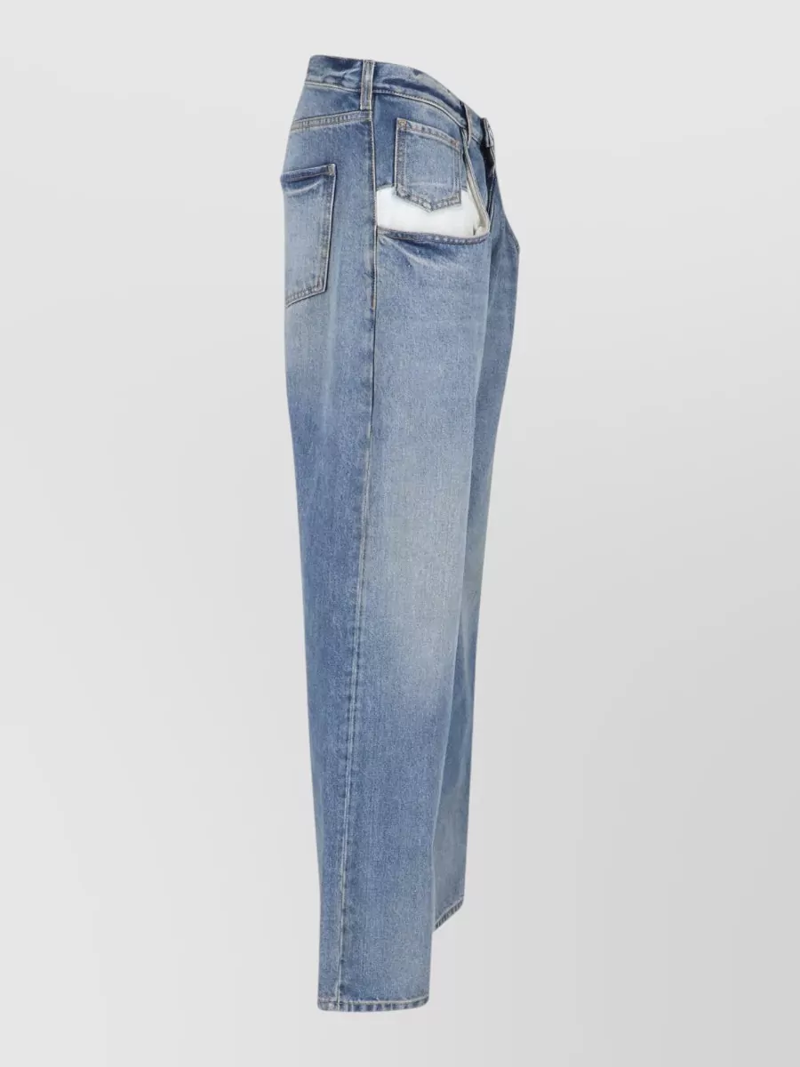 Maison Margiela Cotton Straight-Leg Trousers