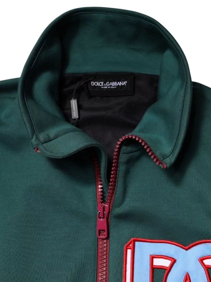 Dolce&Gabbana Colorblock Zip-Up Track Jacket