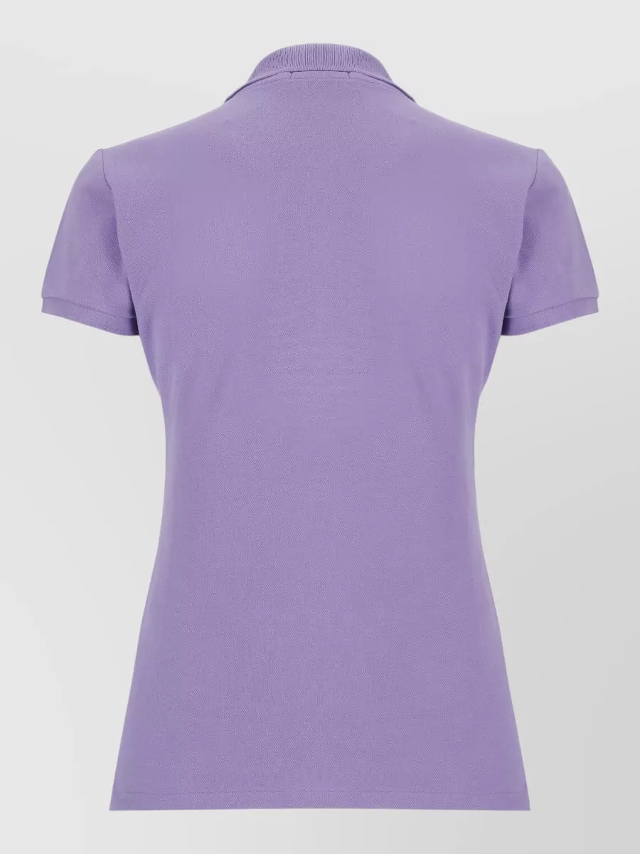 Ralph Lauren Cotton Polo Shirt Fitted Collar Short Sleeves