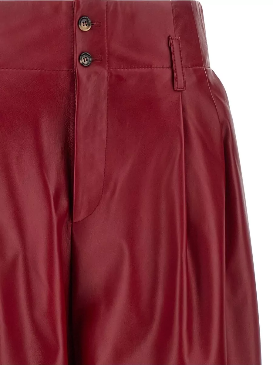 Alberta Ferretti High-rise wide-leg trousers