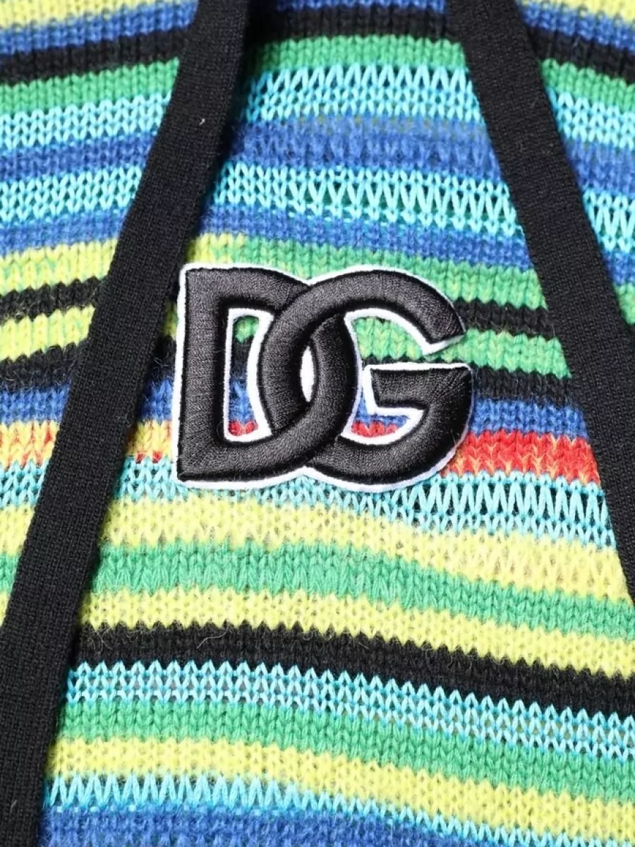 Dolce&Gabbana Striped Hooded Sweater