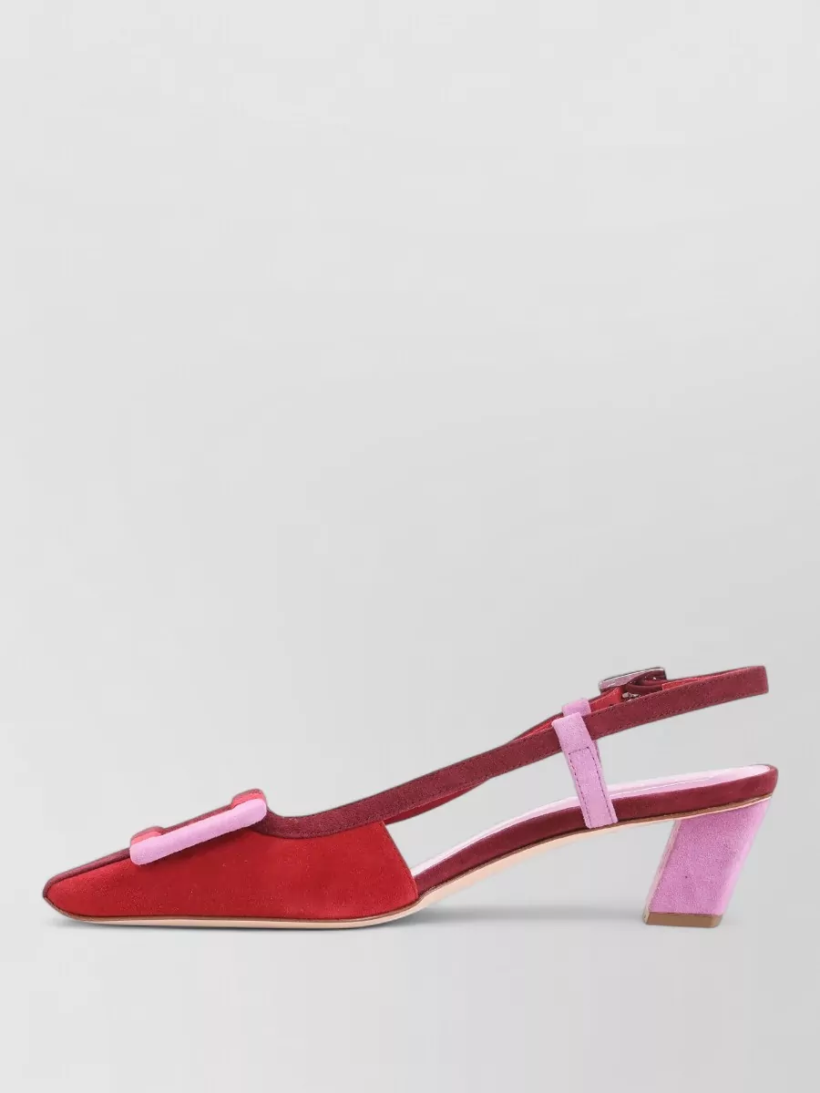 Roger Vivier Leather Slingback Pumps