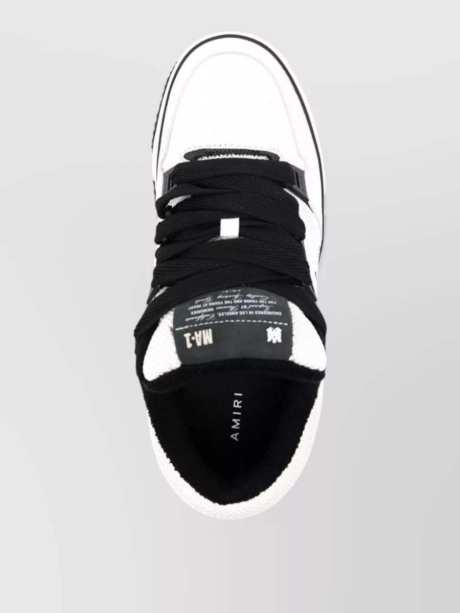 Amiri Leather Low-Top Sneakers