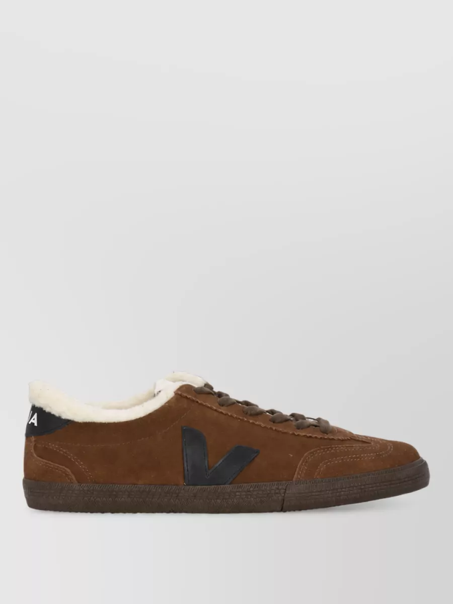 Veja Leather Low-Top Sneakers