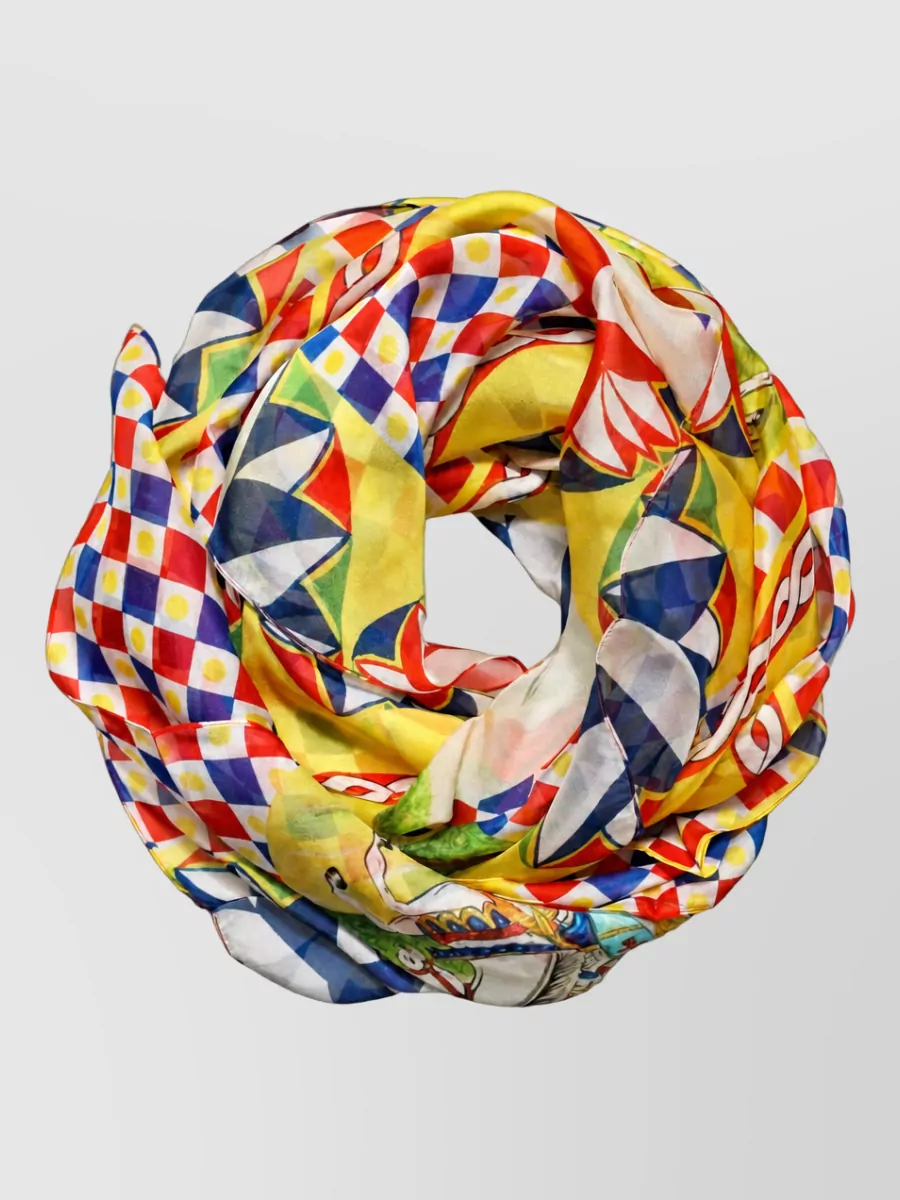 Dolce&Gabbana Silk Foulard Scarf