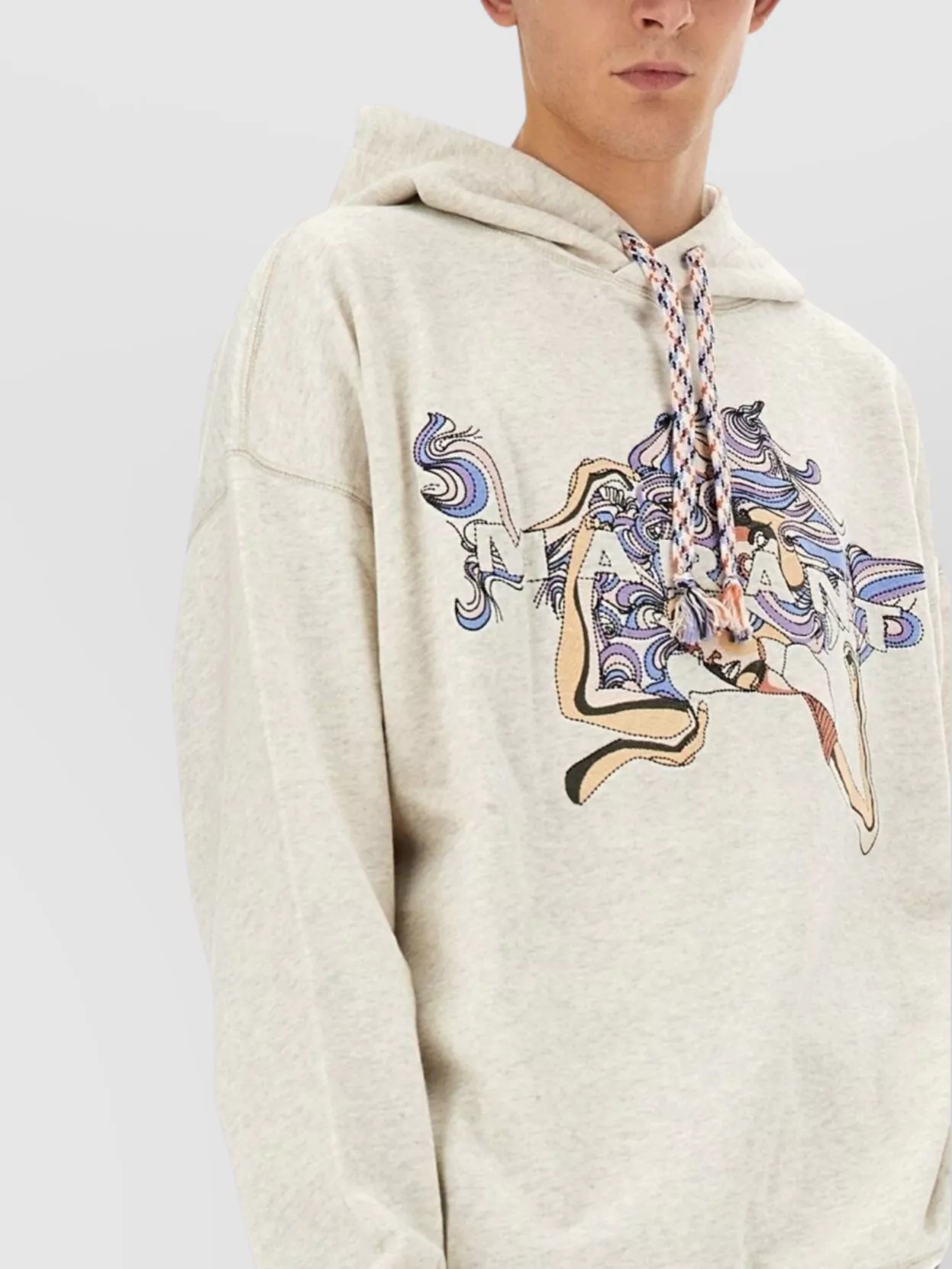 Isabel Marant Graphic Print Hooded Sweater
