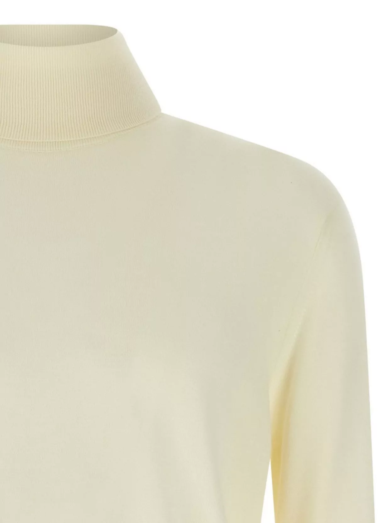 Zanone Turtleneck Sweater With Long Sleeves And Ribbed Finish