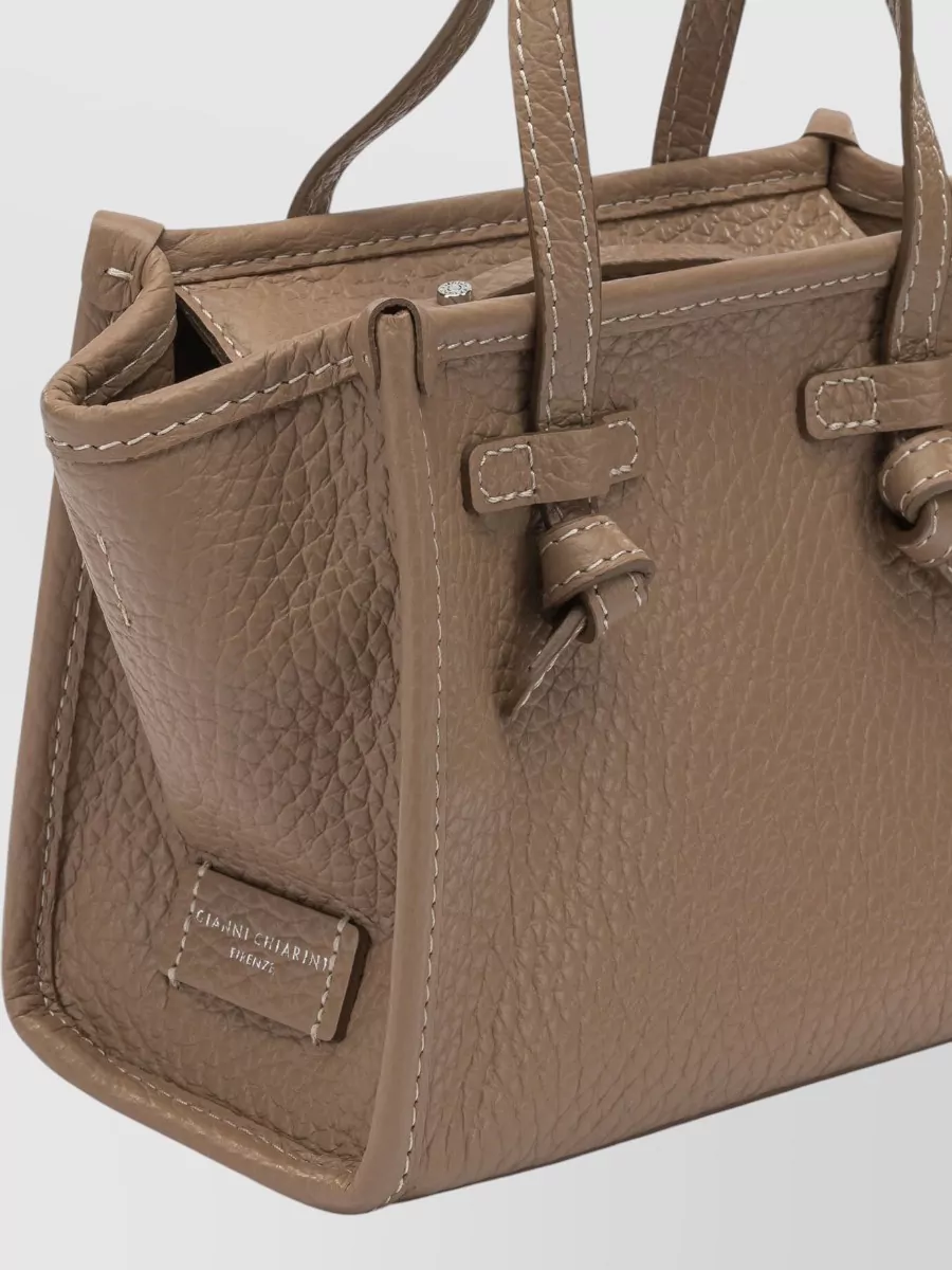 Gianni Chiarini Leather Crossbody Bag Detachable Strap Handles