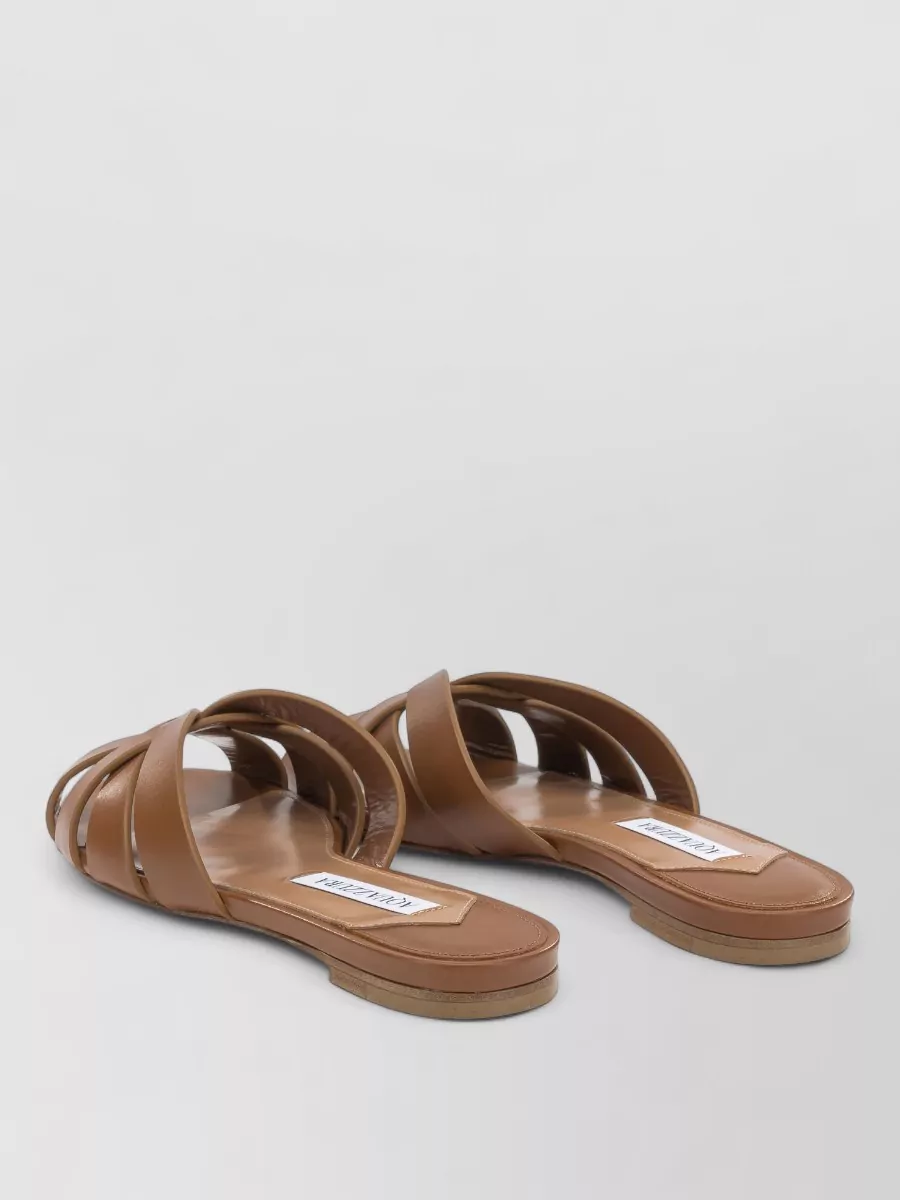 Aquazzura Leather Slides