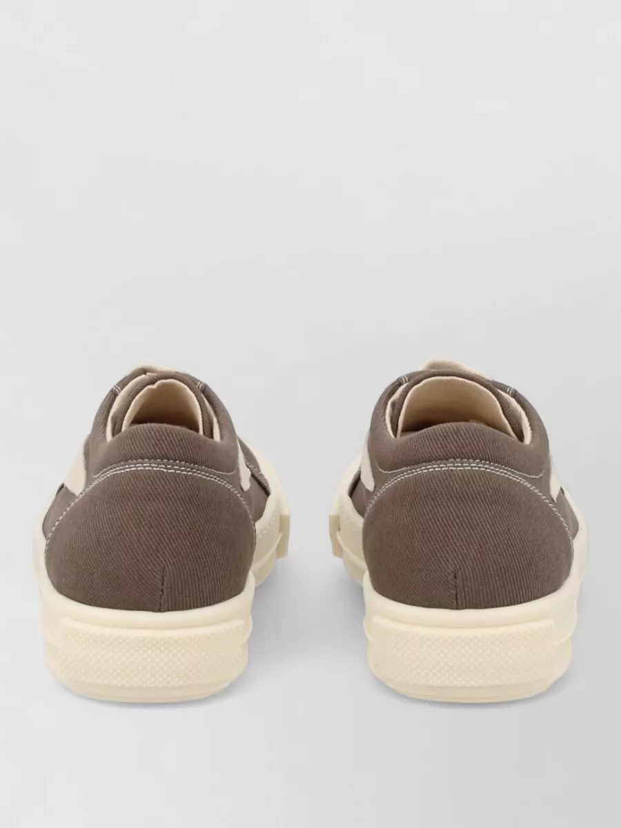 Rick Owens Drkshdw Canvas Lace-Up Sneakers