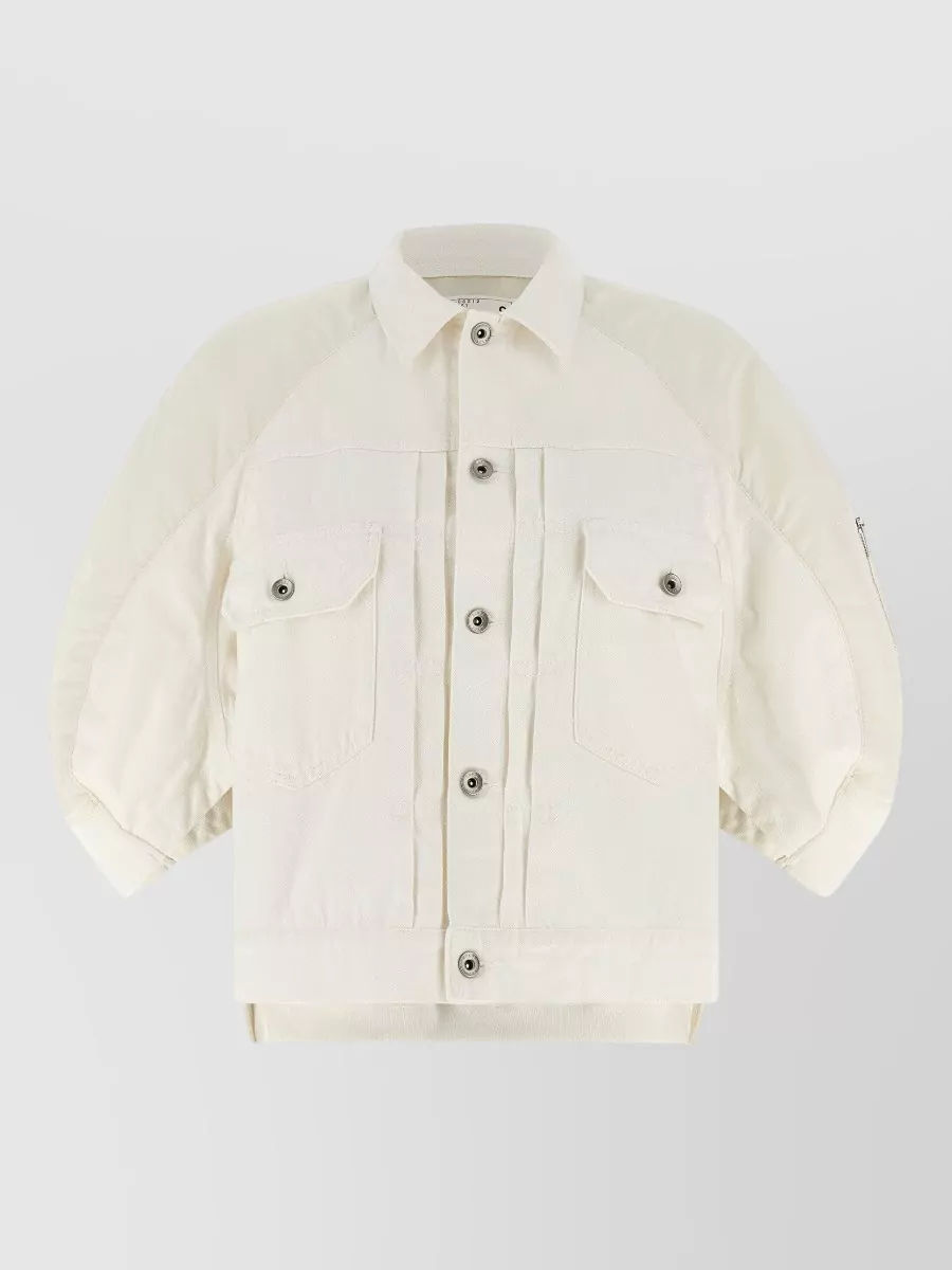Sacai Cotton hybrid oversized coat