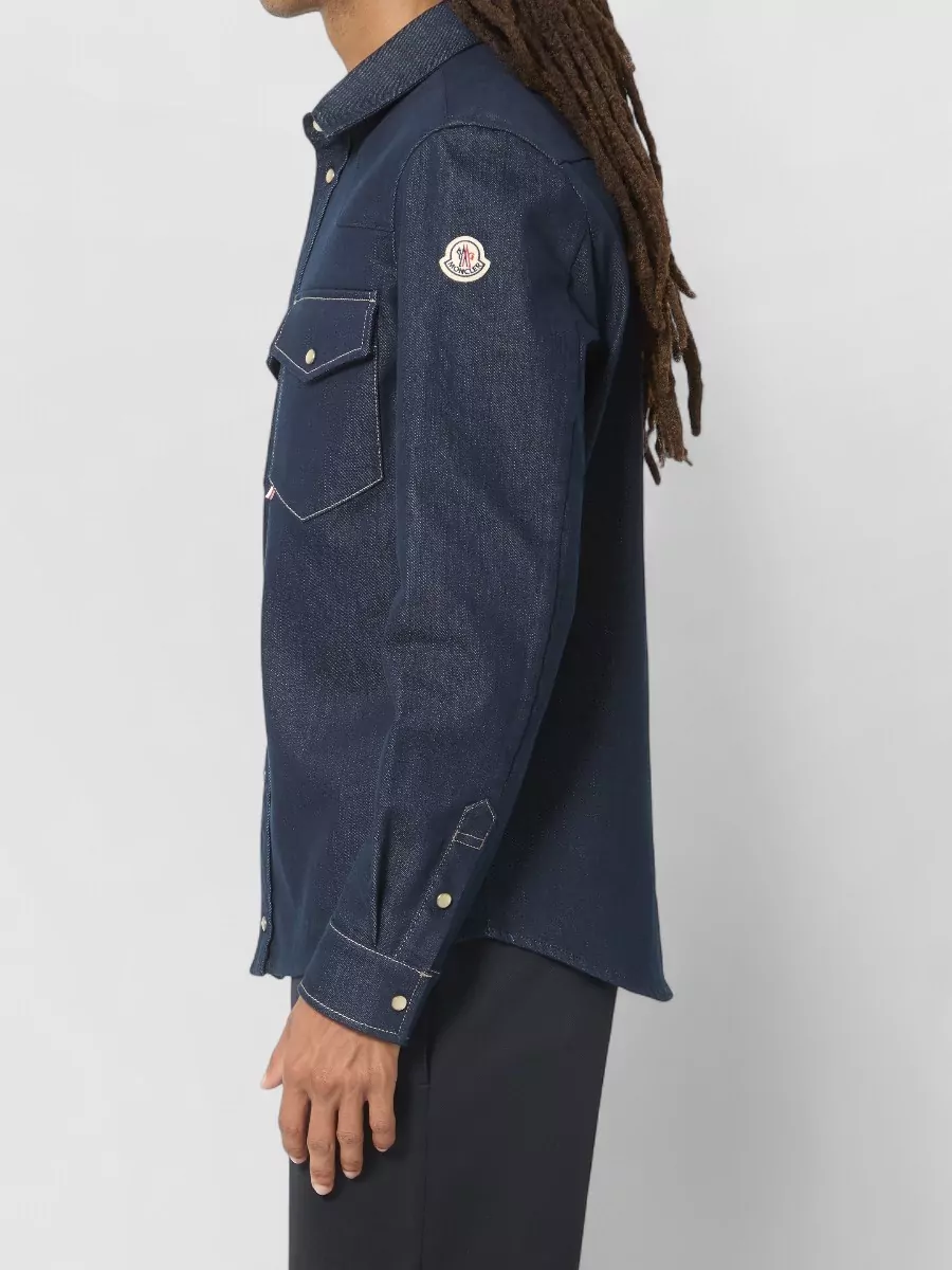 Moncler Denim Regular-Fit Overshirt