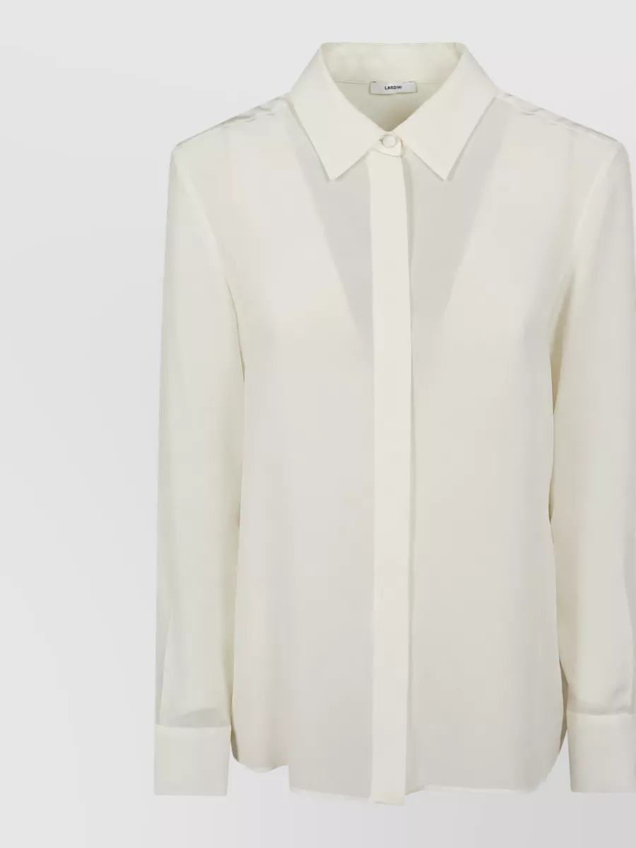 Lardini Silk long-sleeve shirt