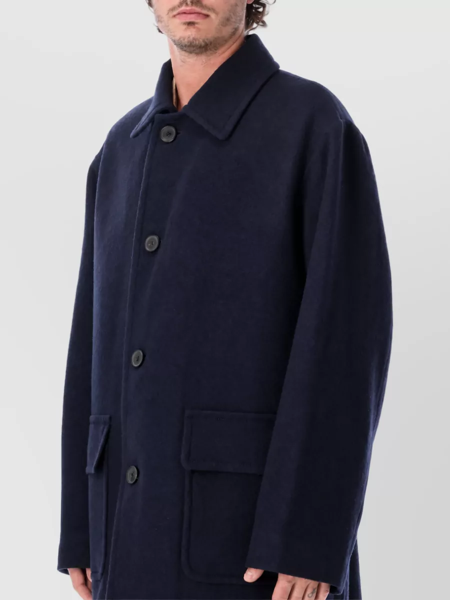 Dries Van Noten Wool Single-Breasted Coat