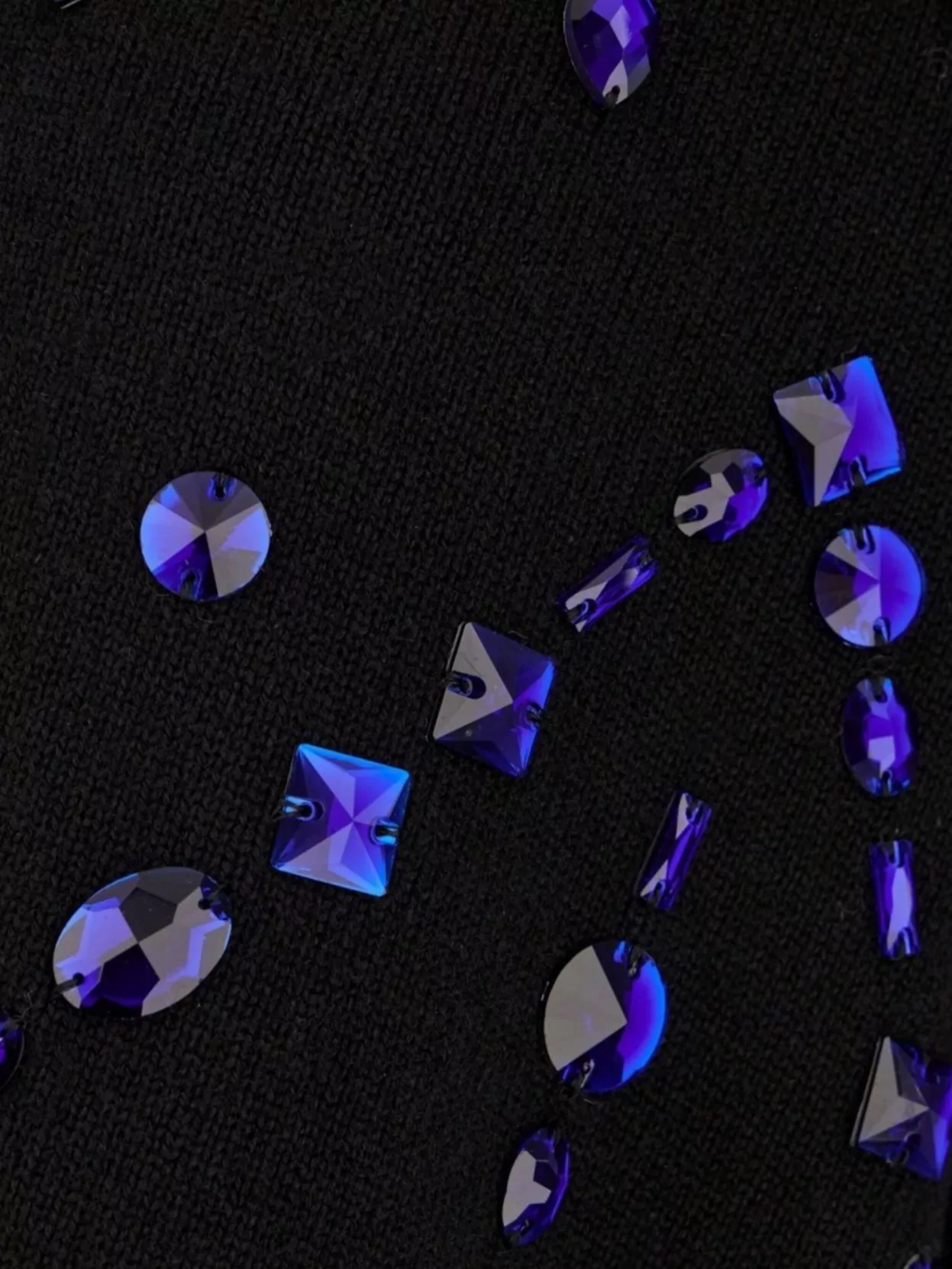 Alberta Ferretti Knitwear With V-Neckline And Embellished Design