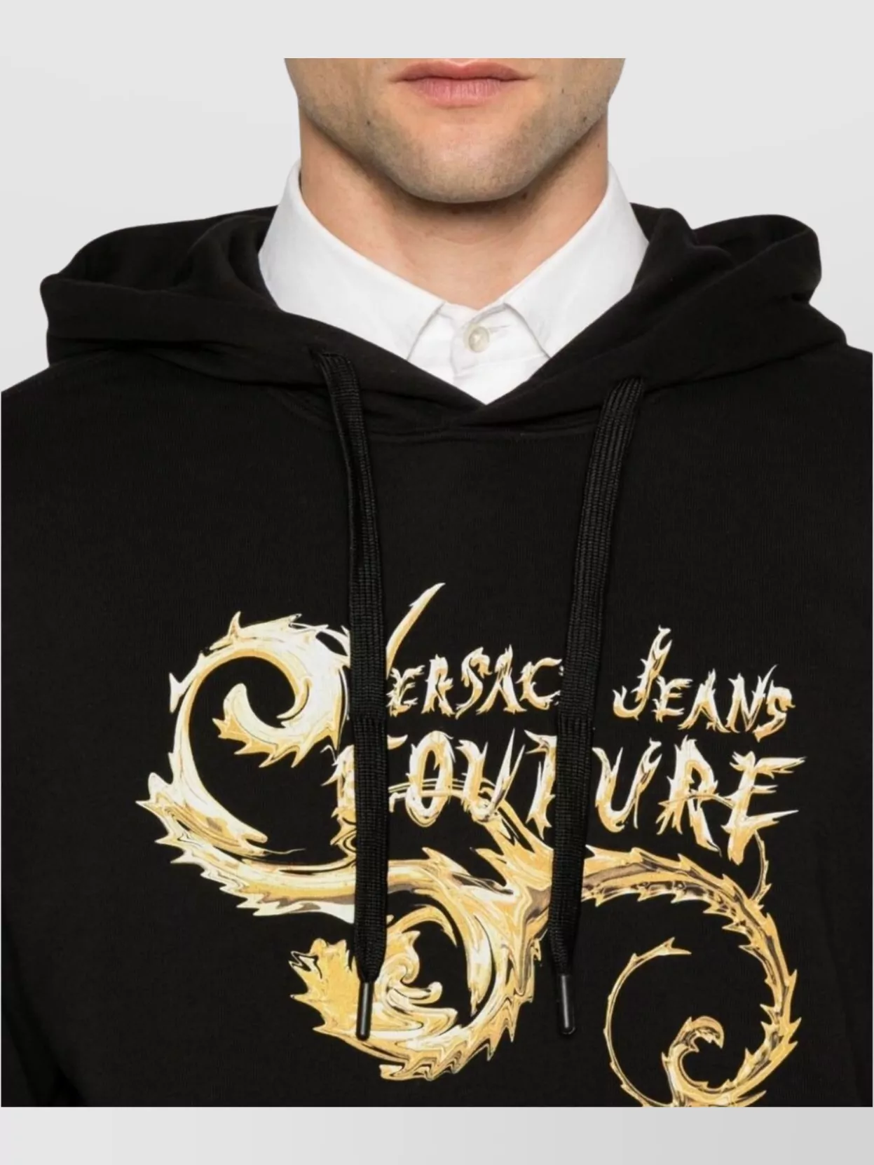 Versace Jeans Couture Graphic Print Hooded Sweatshirt