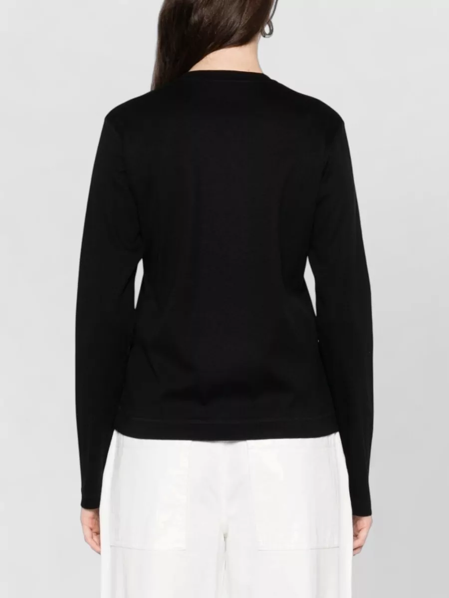 Herskind Organic Cotton Crewneck Long Sleeve Knitted Top