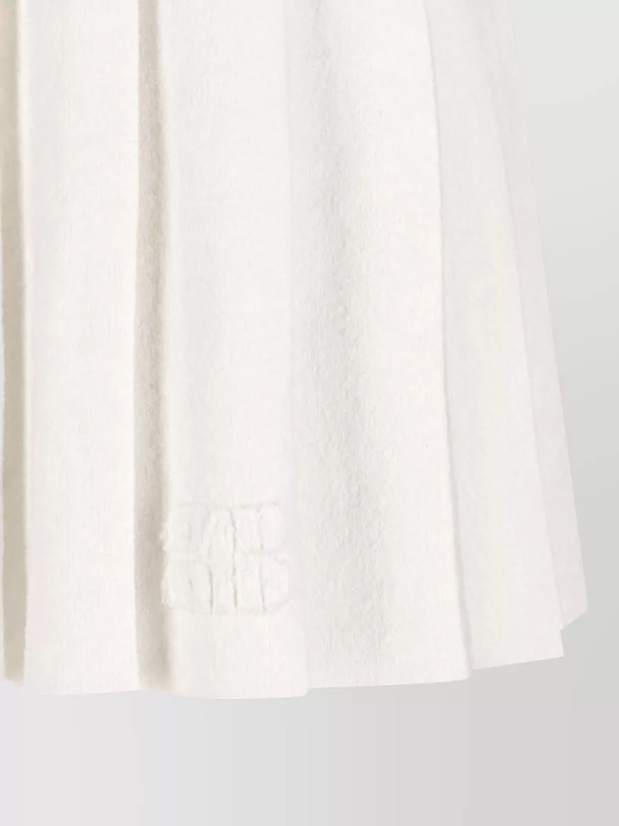 Miu Miu Pleated Midi Skirt