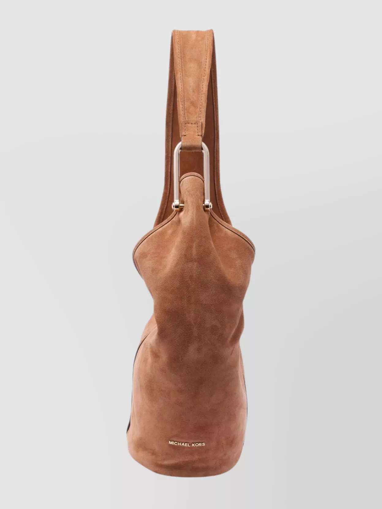 Michael Michael Kors Suede Shoulder Bag Metal Hardware