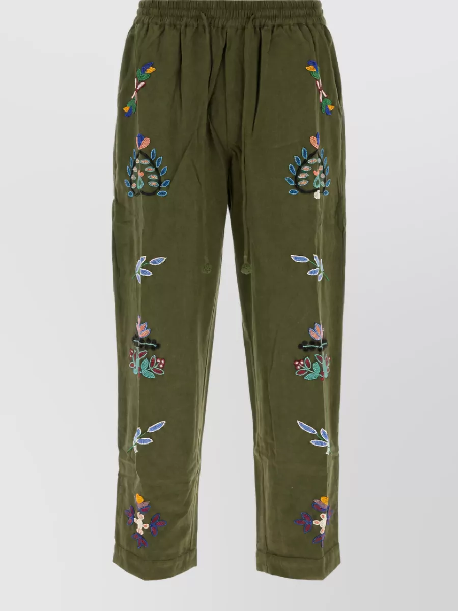 Baziszt corduroy loose fit trousers