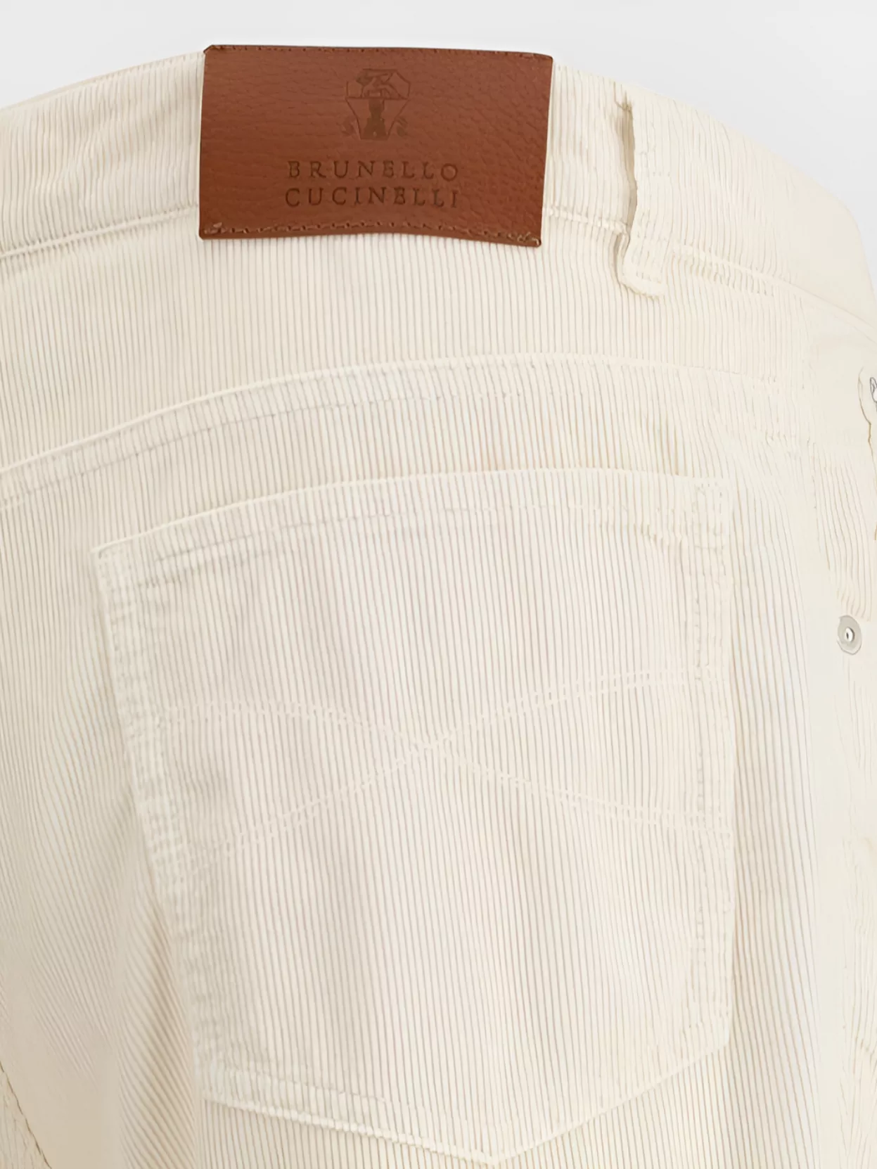 Brunello Cucinelli Adjustable Cotton Corduroy Trousers