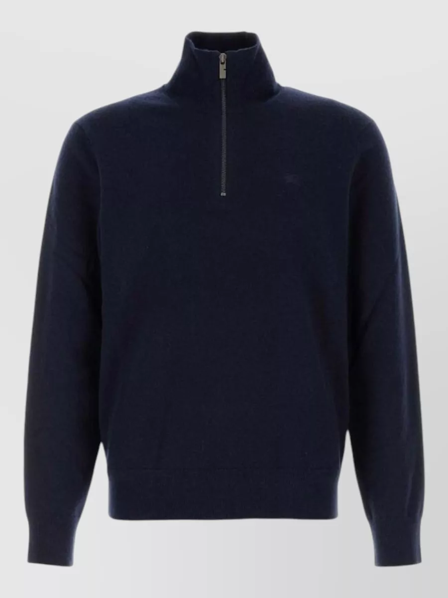 Burberry cashmere ribbed turtleneck sweater