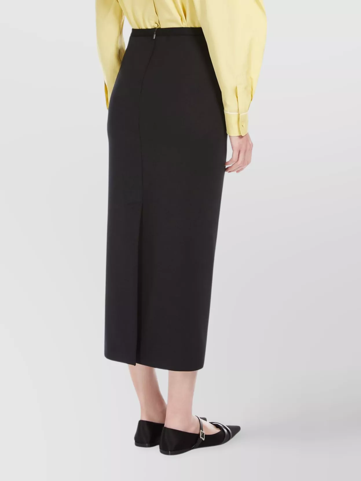 Max Mara Charm High-Waisted Skirt With Back Slit