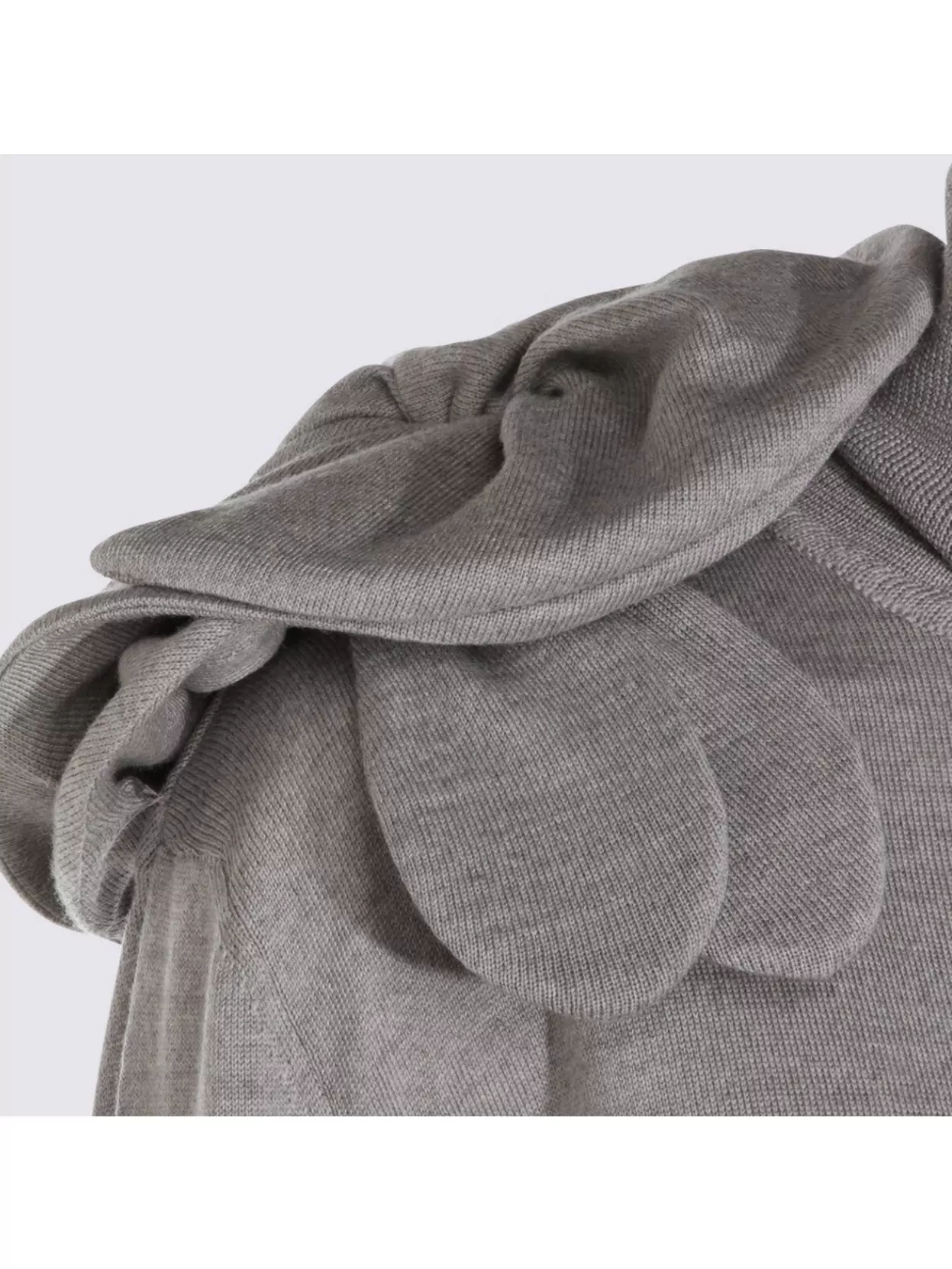 Moschino Long Sleeve Turtleneck Shoulder Detail