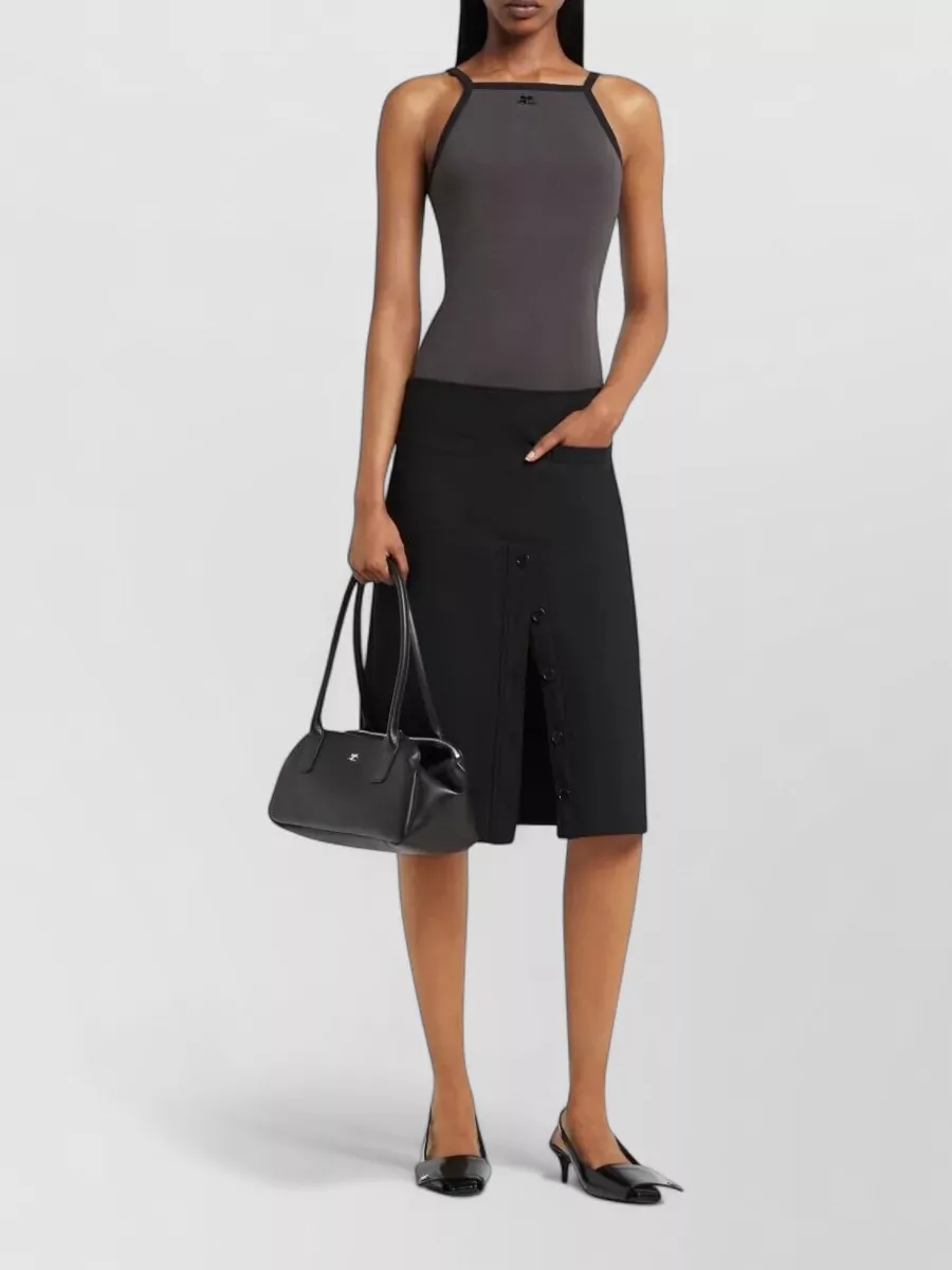 Courrèges Contrast Tank Top