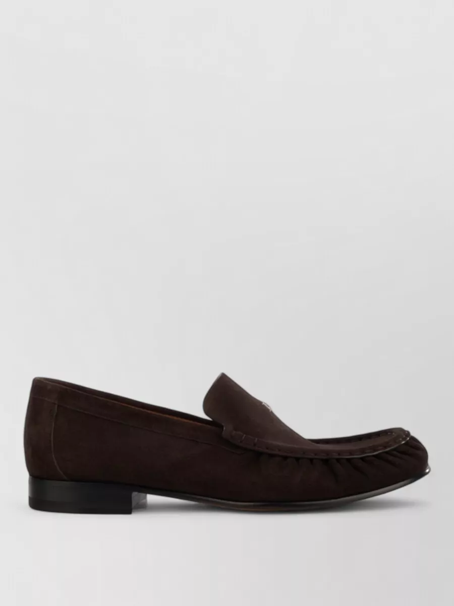 Christian Dior leather loafers