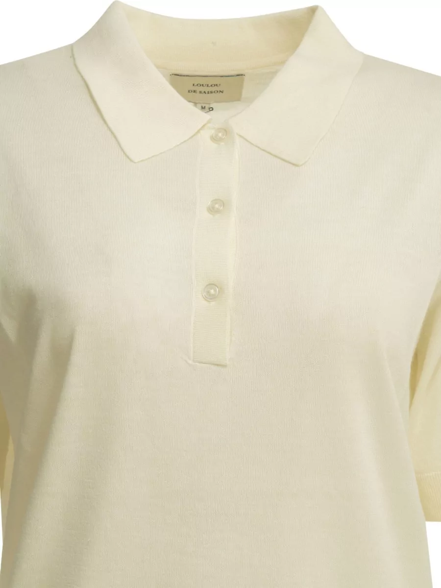 Loulou Studio Cashmere Polo Top