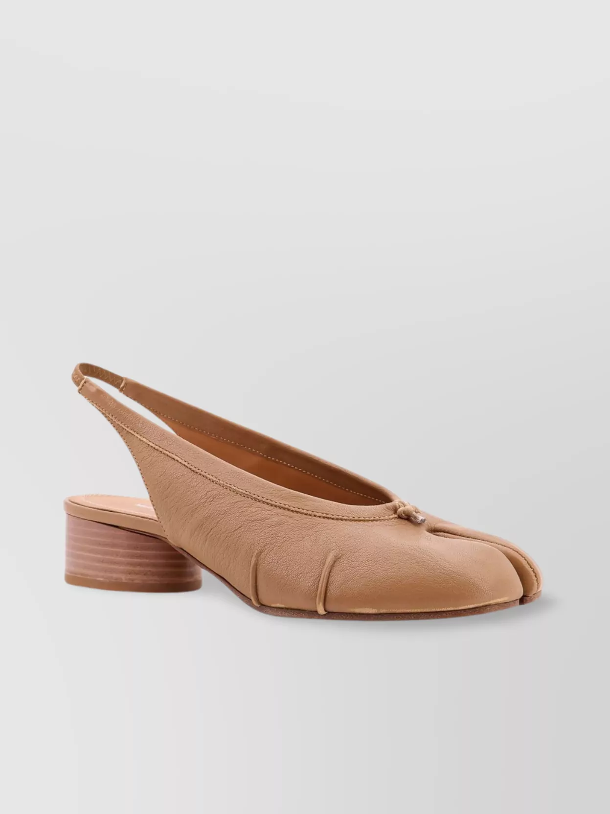 Maison Margiela Leather Tabi Iconic Toe Slingback