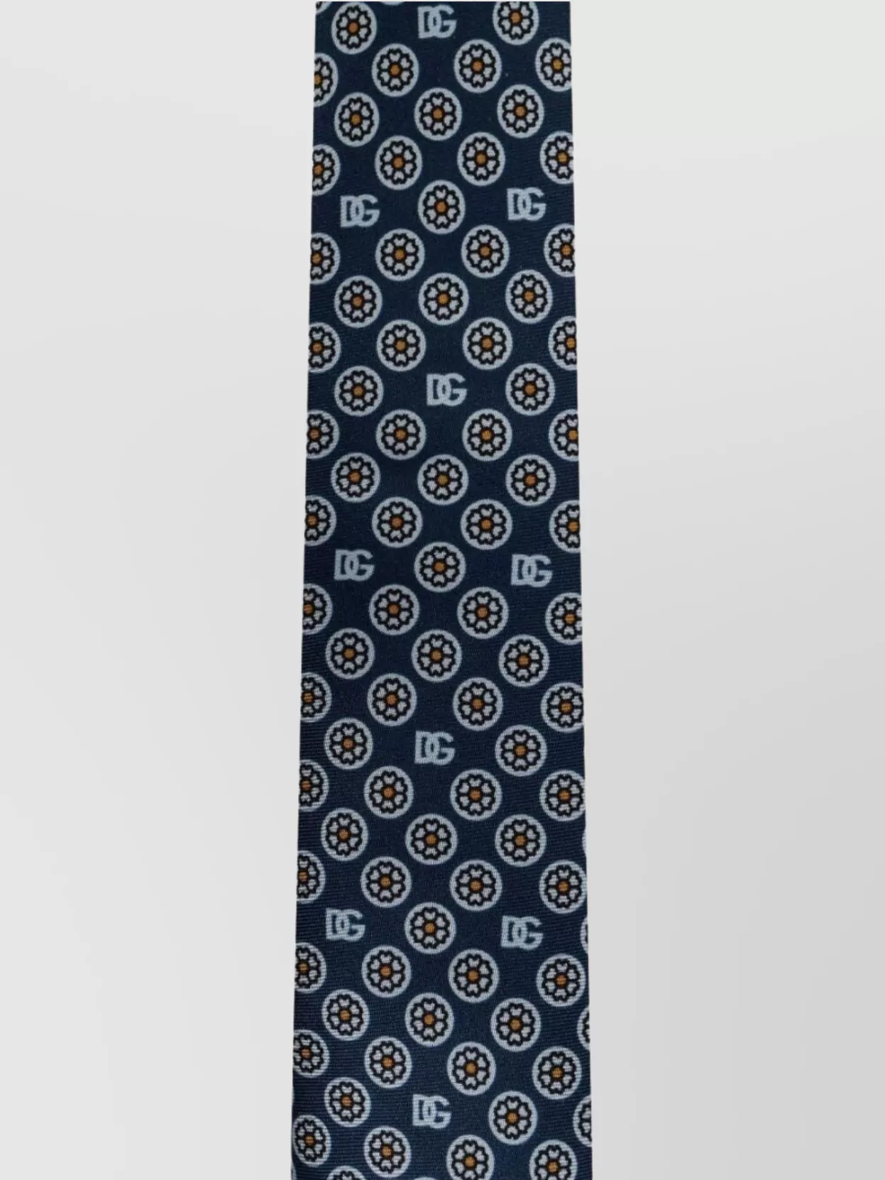 Dolce&Gabbana Floral-Jacquard Silk Tie Featuring Patterned Design