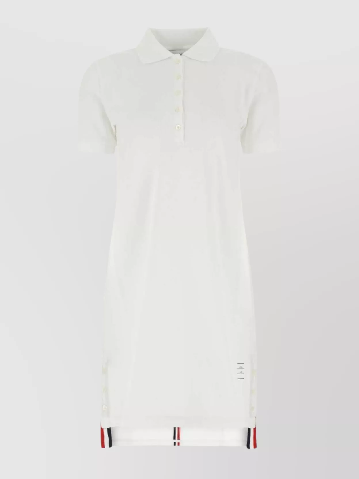 Shop Thom Browne Piquet Fabric Polo Dress
