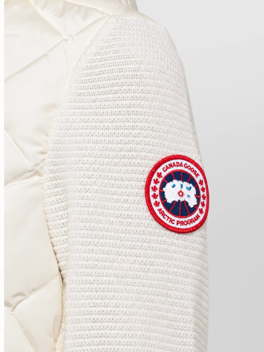 Canada Goose Wool Quilted Hooded Jacket
