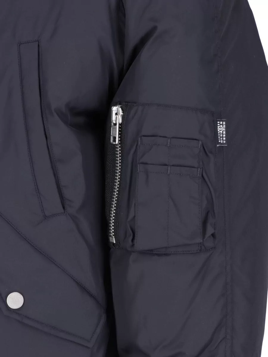 Mm6 Maison Margiela Hooded Puffer Jacket