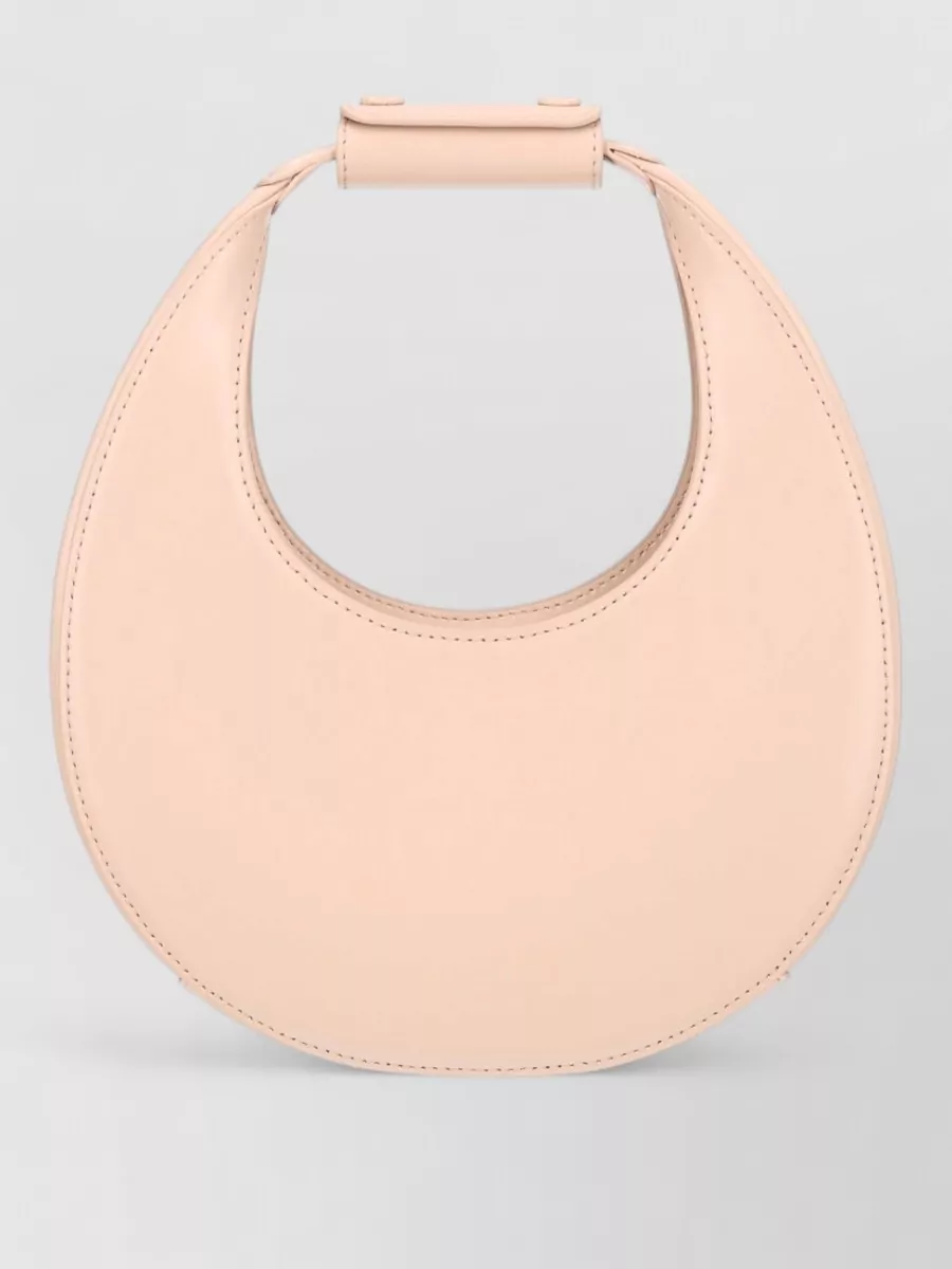 Staud Shoulder Bag Adjustable Strap Curved Shape