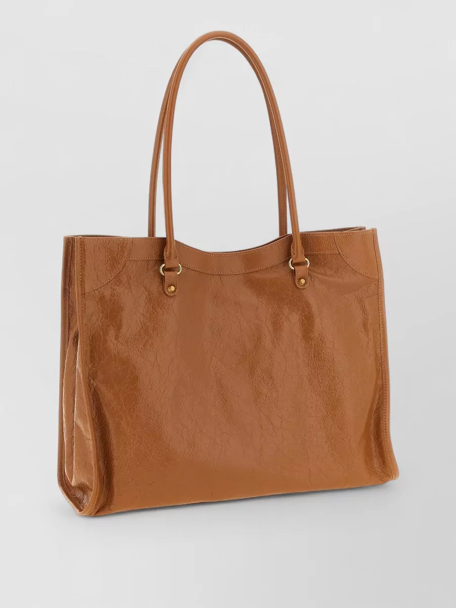 Balenciaga Le City Medium Leather Shoulder Bag