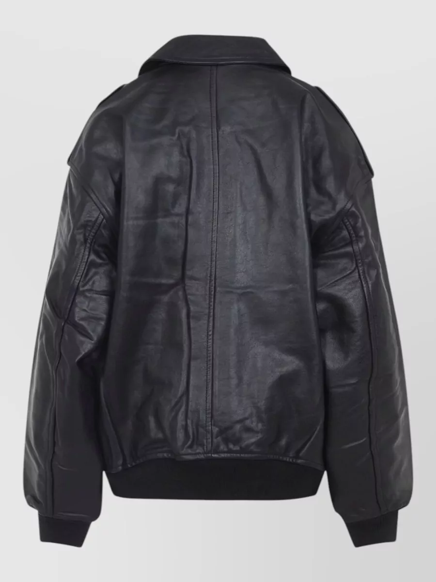 The Frankie Shop Leather Coat