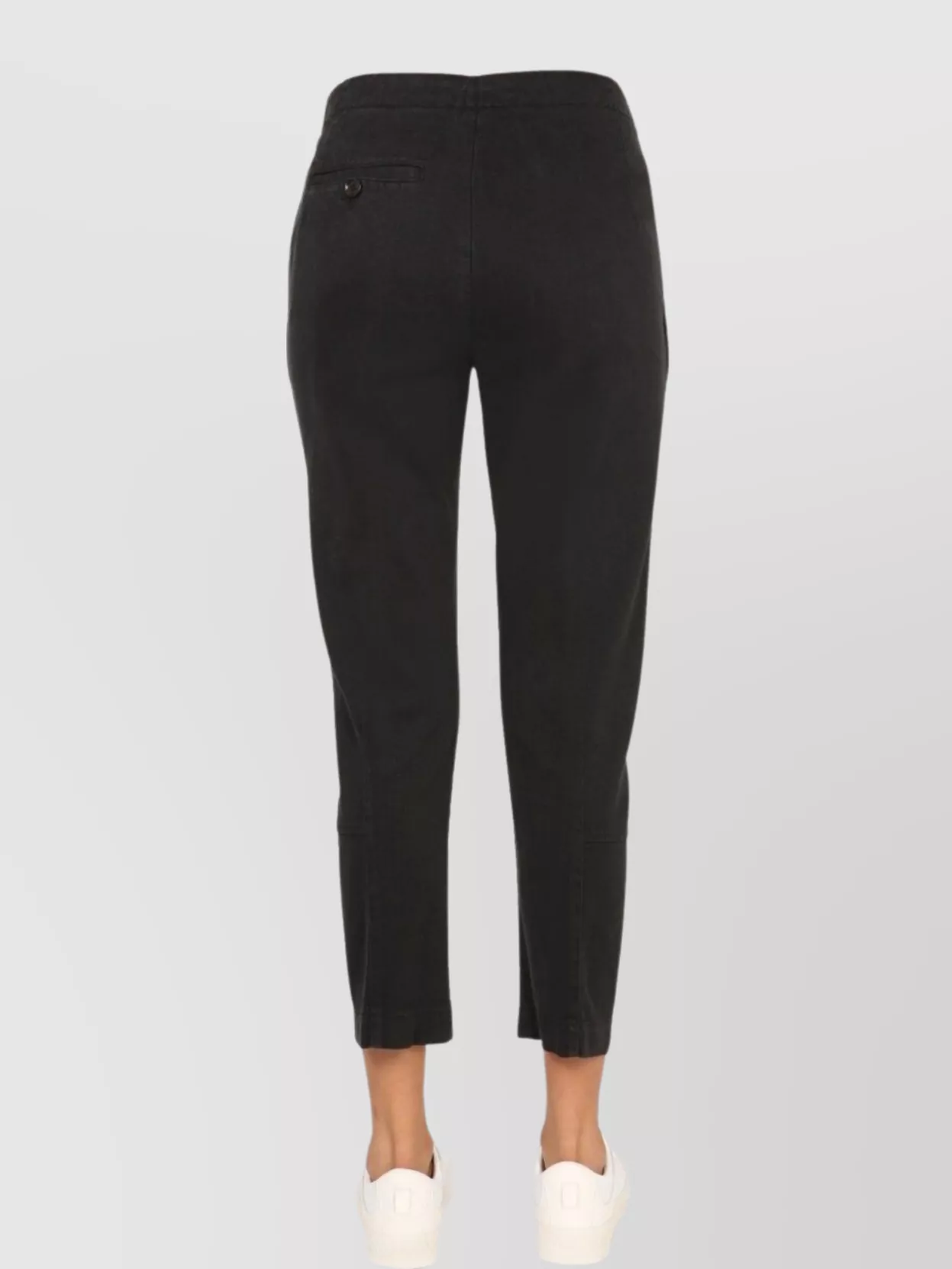 Aspesi Cropped Trousers With Pockets And Belt Loops