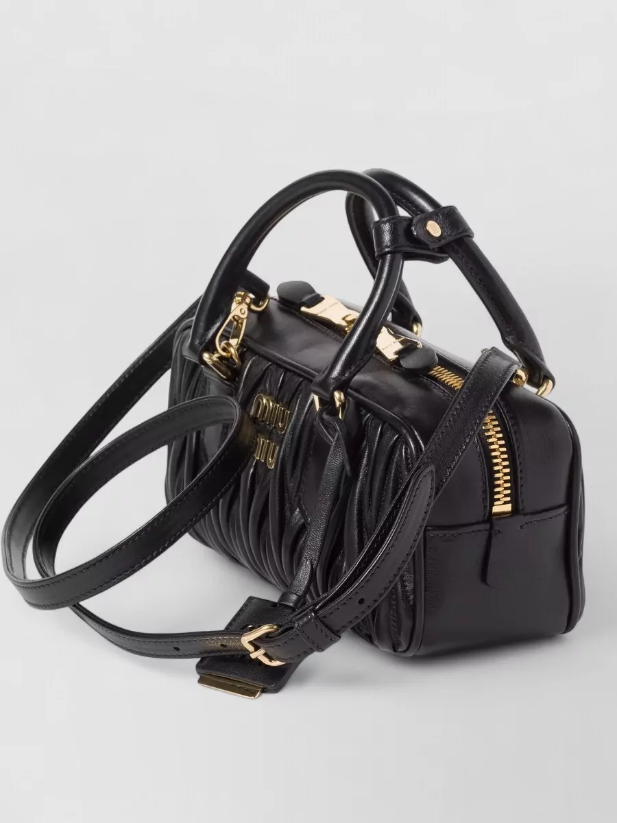 Miu Miu Arcadie Leather Shoulder Bag